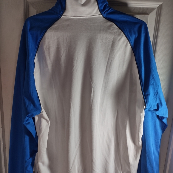 COPY - Nike Blue and White Zip Up Sweater - Picture 2 of 4